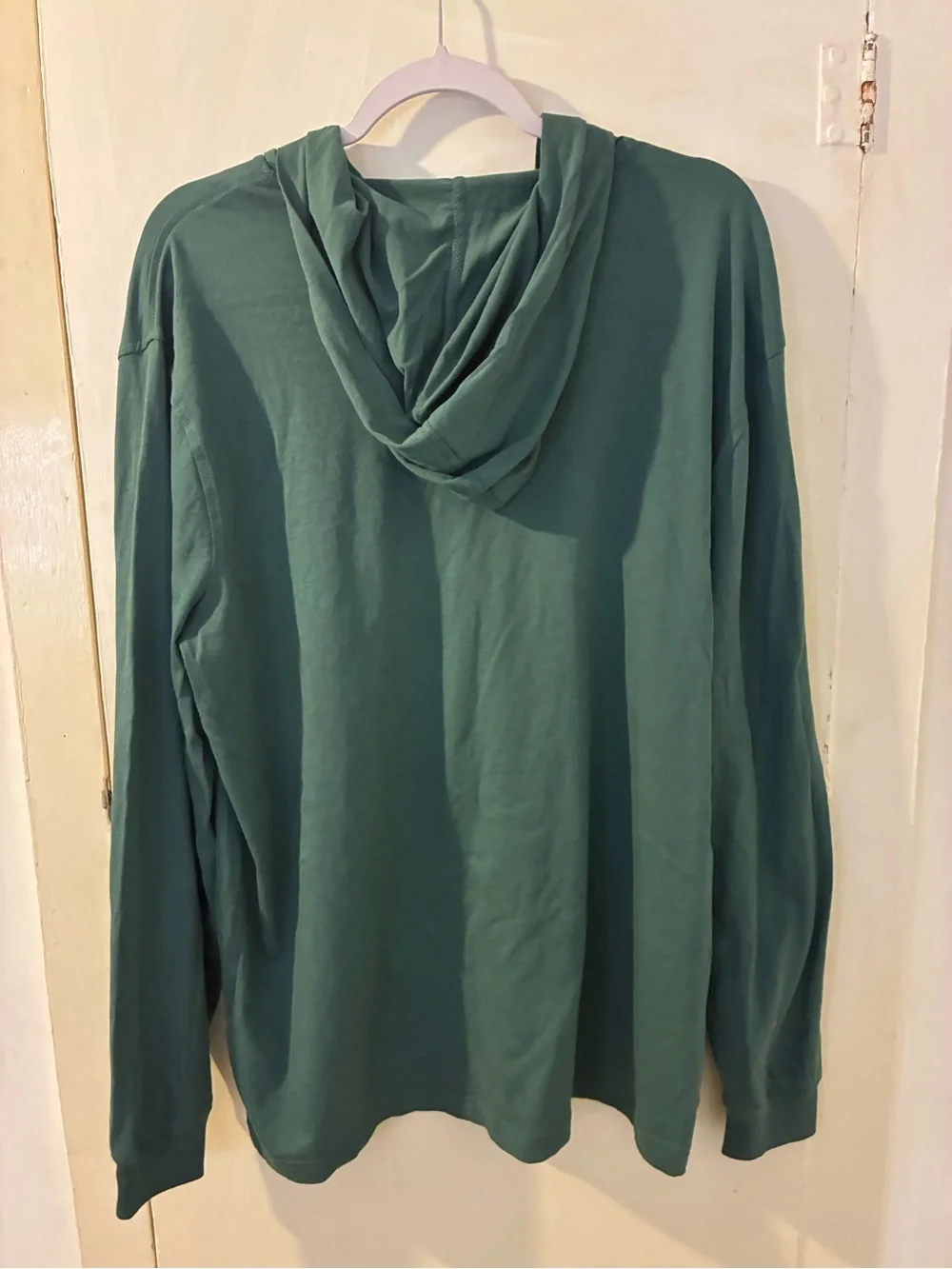 NWT Crew Factory Long-Sleeve Washed Jersey Hoodie Style BB712
